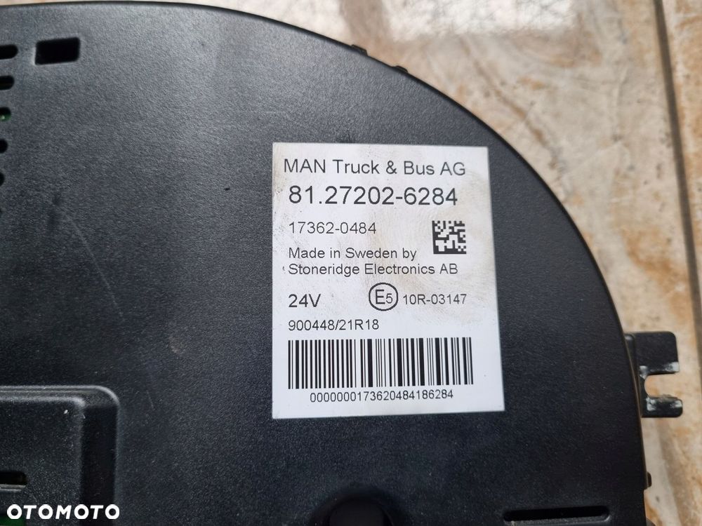 LICZNIK ZEGARY TABLICA MAN TGX TGS 2018R. EURO 6 81272026284 - 3