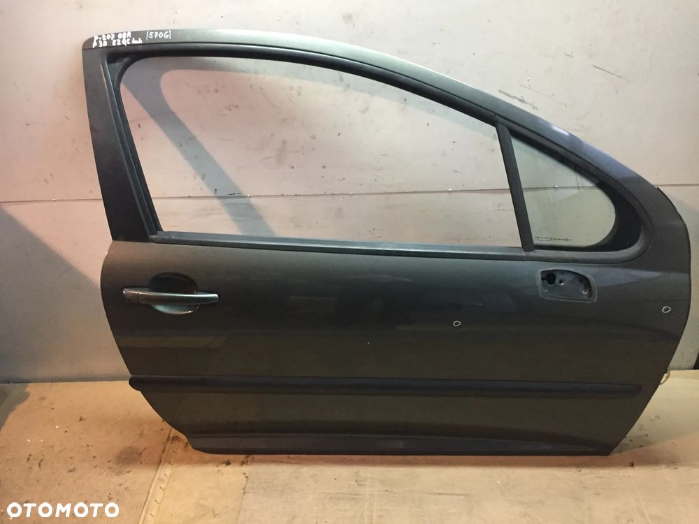 PEUGEOT 207 08R DRZWI PRAWE PRZÓD KOD LAKIERU: EZQC