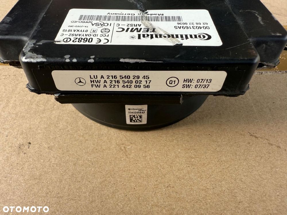 MERCEDES A2165402945 A2165400217 DYSTRONIC RADAR W216 W221 - 6