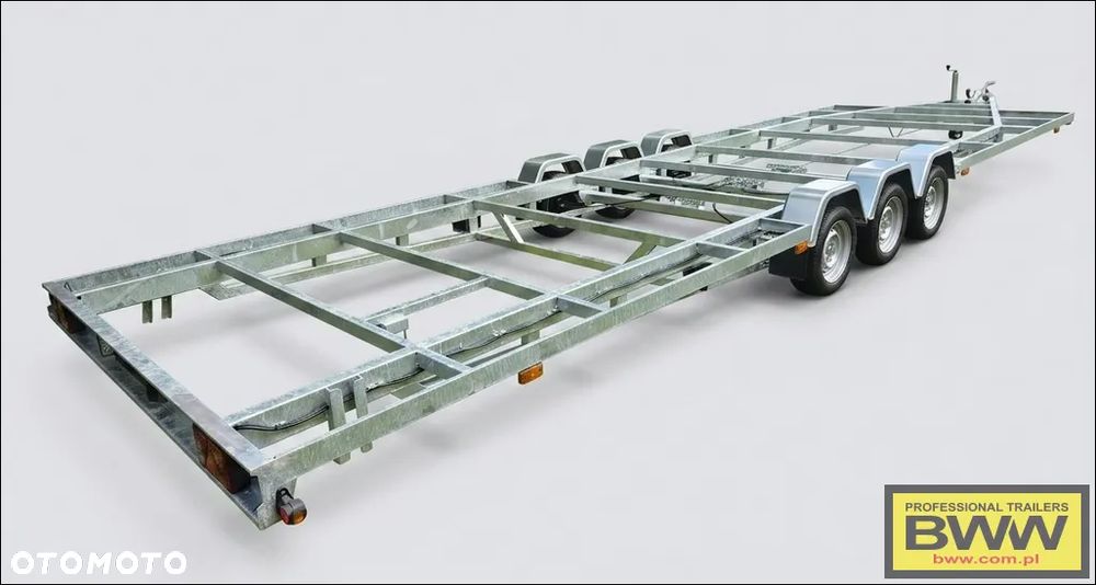 BWW Nowa przyczepa platforma 7,2m DMC do 3,5t. podwozie pod domek mobilny Tiny house - 3