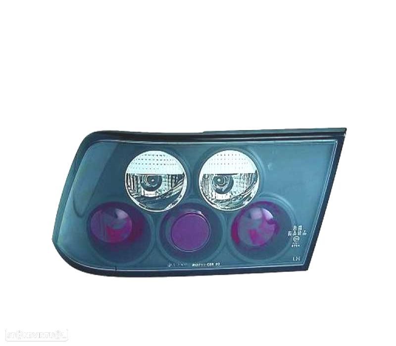 FAROLINS TRASEIROS OPEL CALIBRA 90-97 PRETO - 1