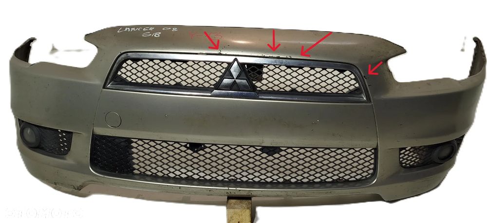 zderzak przedni przód grill MITSUBISHI LANCER VIII 03-08 - 1