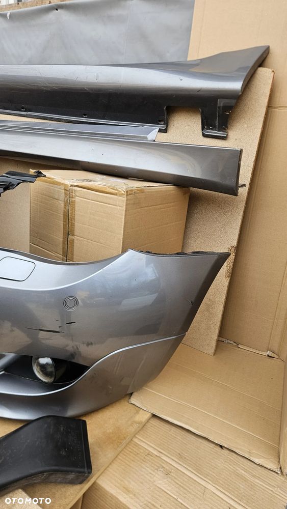 BMW E60 M PAKIET ZDERZAK PRZEDNI PRZÓD TYLNY TYŁ PROGI KOMPLET SPACEGRAU WLOTY ABSORBER 7896582 - 10