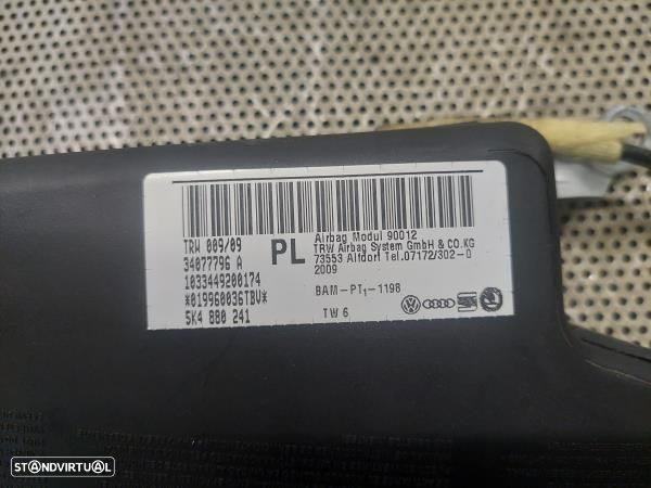 Airbag Banco Esq Volkswagen Golf Vi (5K1) - 2
