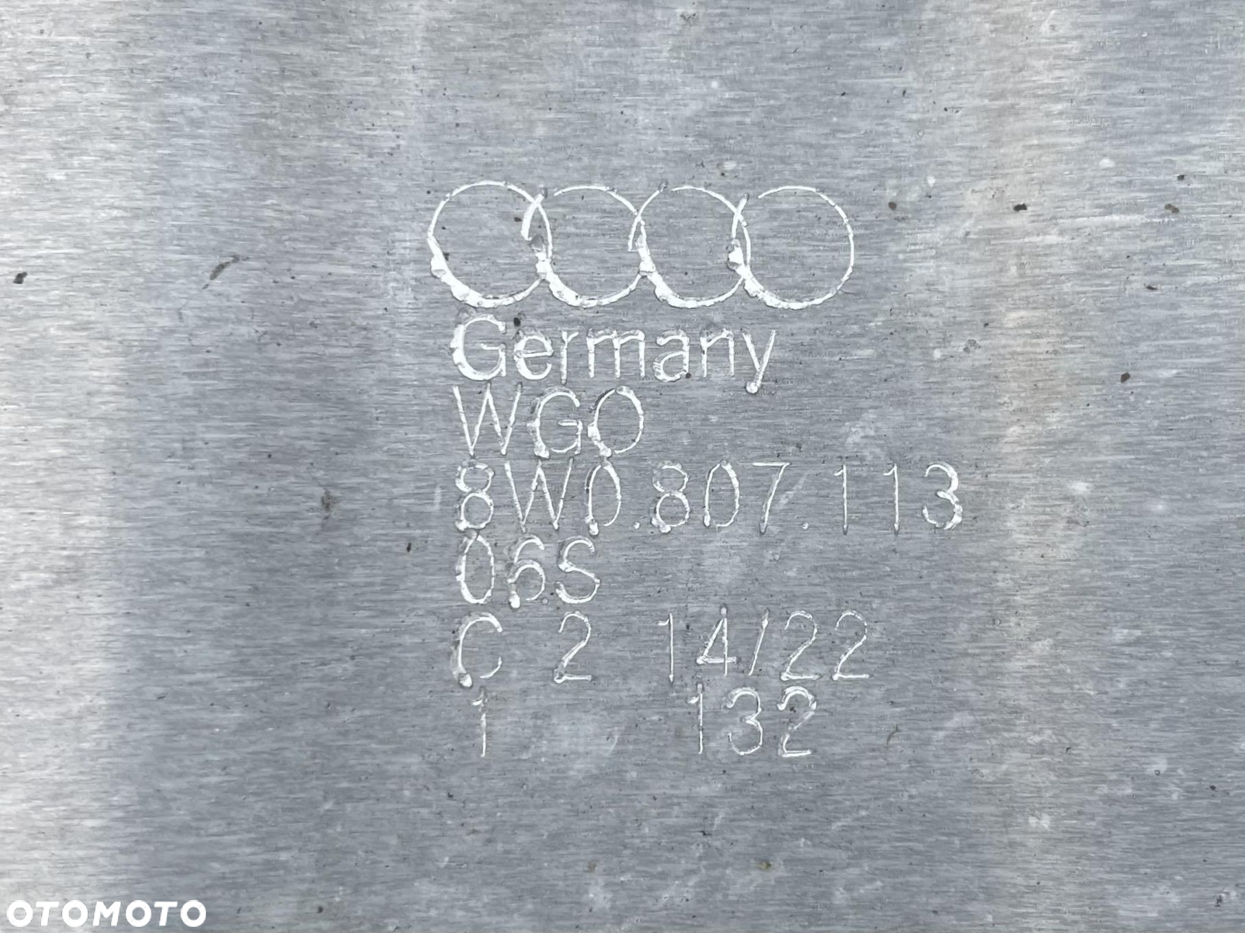 AUDI RS4 B9 LIFT BELKA WZMOCNIENIE 8W0807113 - 6