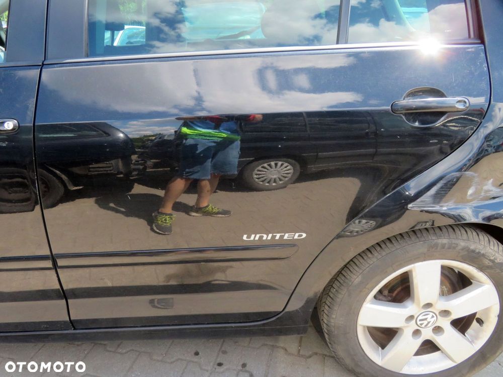 DRZWI TYLNE LEWE GOLF V PLUS 5M0 L041  CZARNY VOLKSWAGEN 2005-2009 - 3