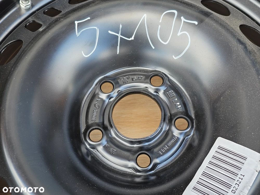 KOŁO DOJAZDOWE ZAPASOWE ZESTAW KLUCZ LEWAREK STYROPIAN OPEL ASTRA J K MOKKA 17 CALI 5x105 215/50/17 ET42 - 6