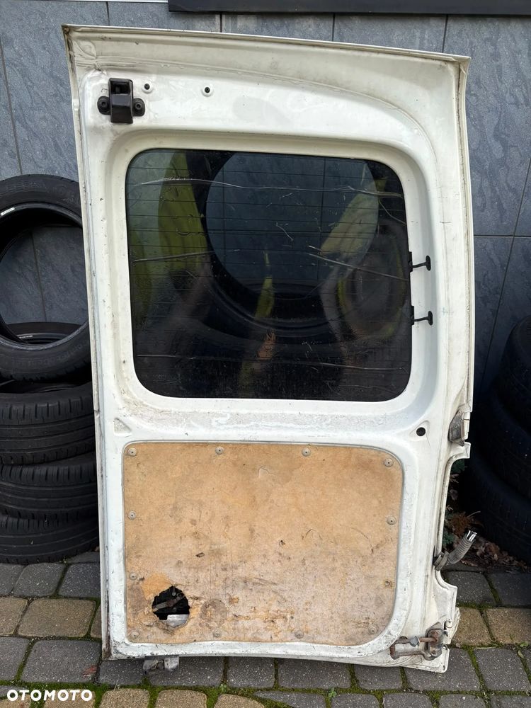 Maska drzwi skrzydła przesuwne zderzak przód VW caddy 03-10 białe - 10
