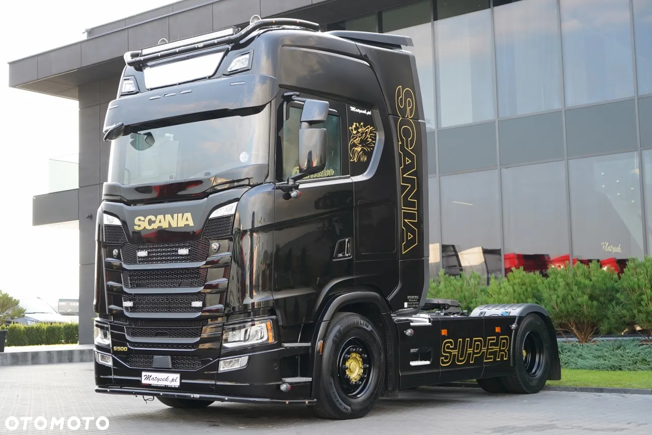 Scania S 500 / RETARDER / KLIMA POSTOJOWA / CAŁA NA PODUSZKACH / OPONY 100% / NAVI / PO KONTRAKCIE SERWISOWYM - 6