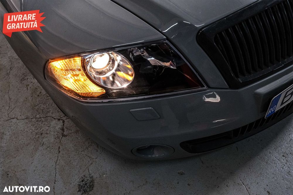 Faruri Skoda Octavia II (2004-2008) Negru- livrare gratuita - 11
