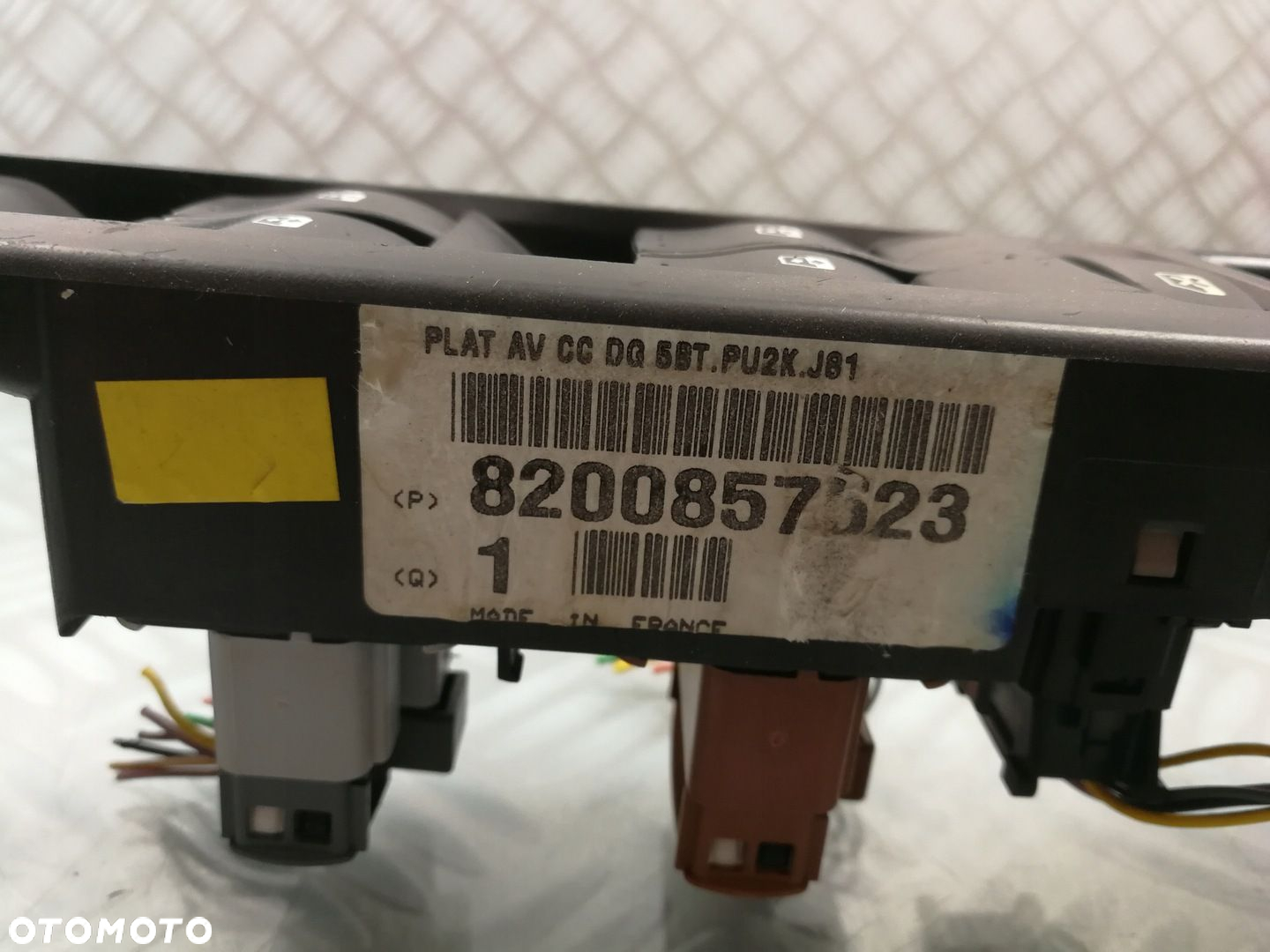 8200857523 panel przełącznik szyb lusterek lewy przód RENAULT ESPACE IV 4 - 4