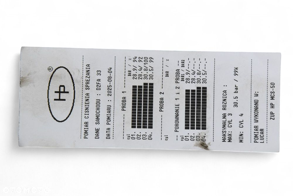 Silnik FORD TRANSIT VI MK6 00-06r 2.4 TDDI 90KM D2FA D2FB  KOMPRESJA  VAT - 12