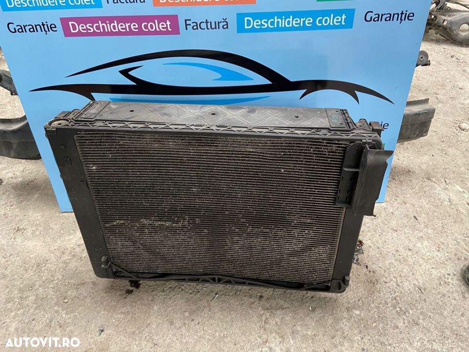 Radiator  radiatoare apa clima intercooler electroventilator BMW seria 7 3.0 diesel F01 f02 2011  2000 ron - 1