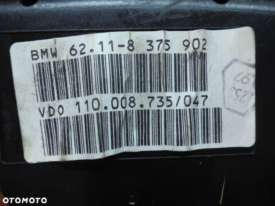 LICZNIK ZEGARY BMW E39 2,TDS 62118375902 + WTYCZKI - 3