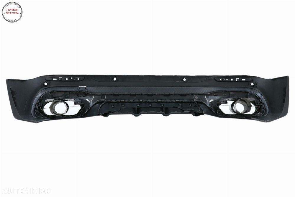 Difuzor Bara Spate cu Ornamente Evacuare Mercedes GLB X247 SUV (2020-up) Night Pac- livrare gratuita - 4