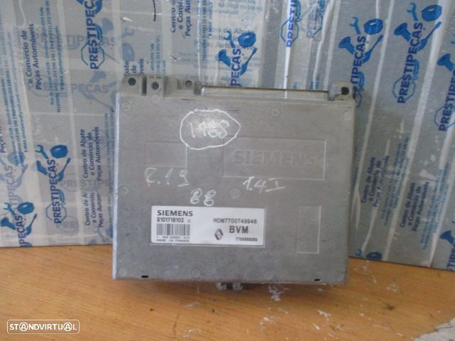 Centralina 7700858259 RENAULT 19 1988 1.4I SIEMENS - 3