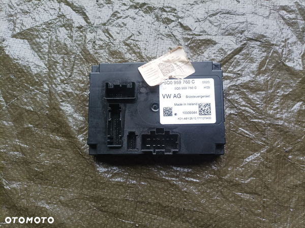 Volkswagen VW moduł sterownik fotela 5Q0959760C