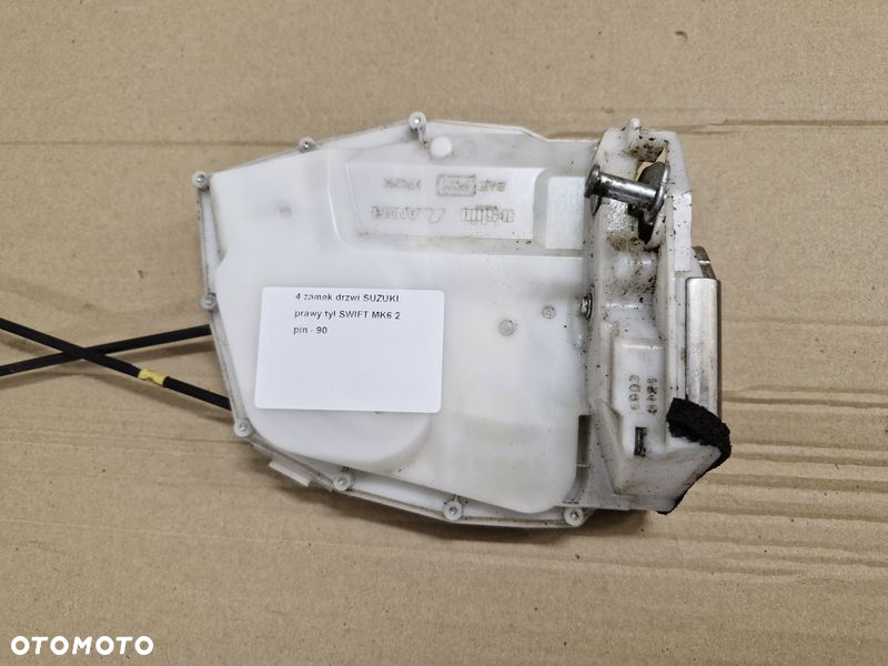SUZUKI SWIFT MK6 ZAMEK DRZWI PRAWY TYŁ TYLNY 2 PIN - 2