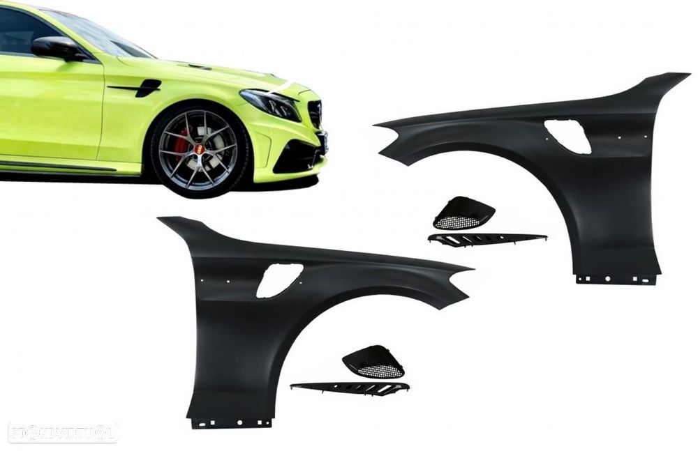 Guarda Lamas Mercedes C W205 C205 (2014 a 2020) Look C63 - 1