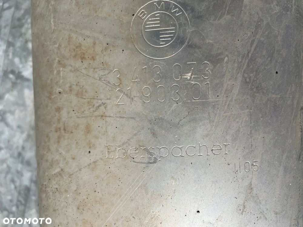 Wydech koncowy tlumik srodkowy rura BMW X3 E83 2.0 D M47 ORG KPL BDB - 9