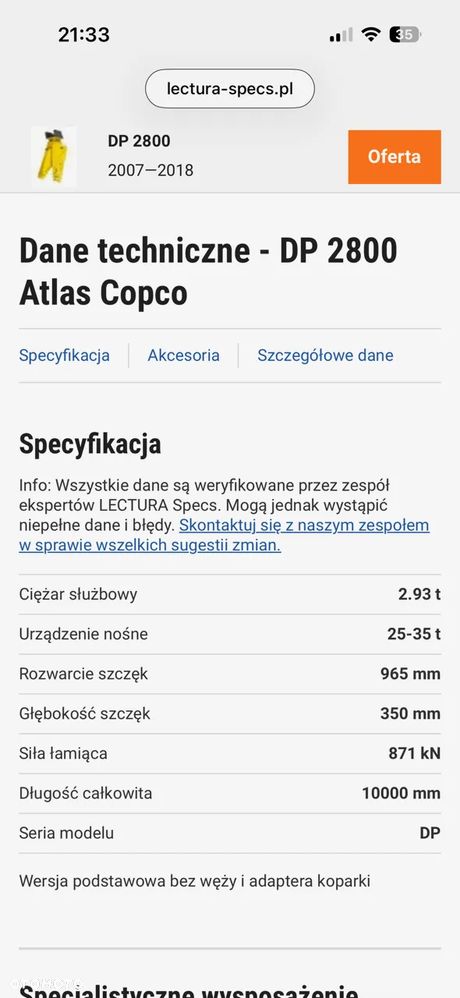 Atlas Copco ATLAS COPCO CC 2500 - 4