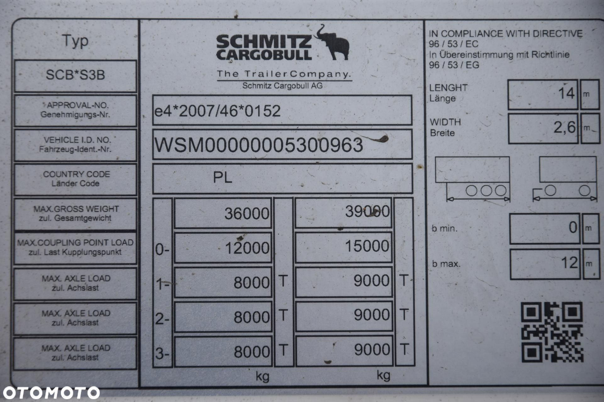 Schmitz Cargobull SKO FP 60 Carrier Vector 1550 - 15