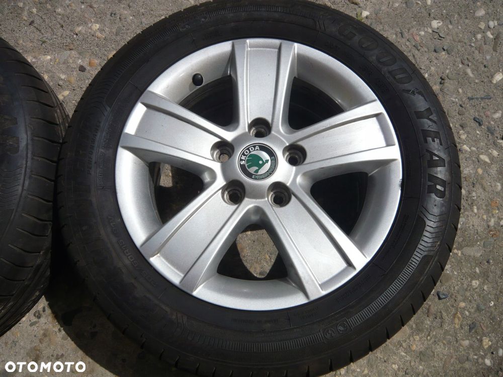 koła aluminiowe 1z0601025s skoda 205/60r15 - 4