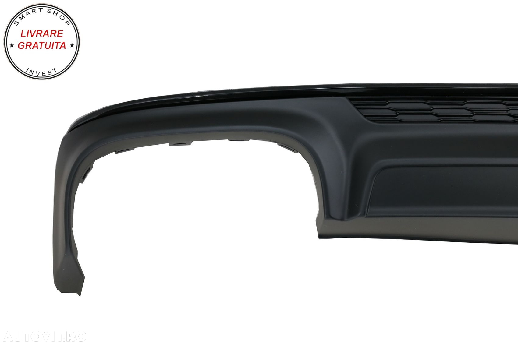 Difuzor Bara Spate si Ornamente Evacuare Audi A6 C8 4K Avant Sedan (2018-up) S6 De- livrare gratuita - 5