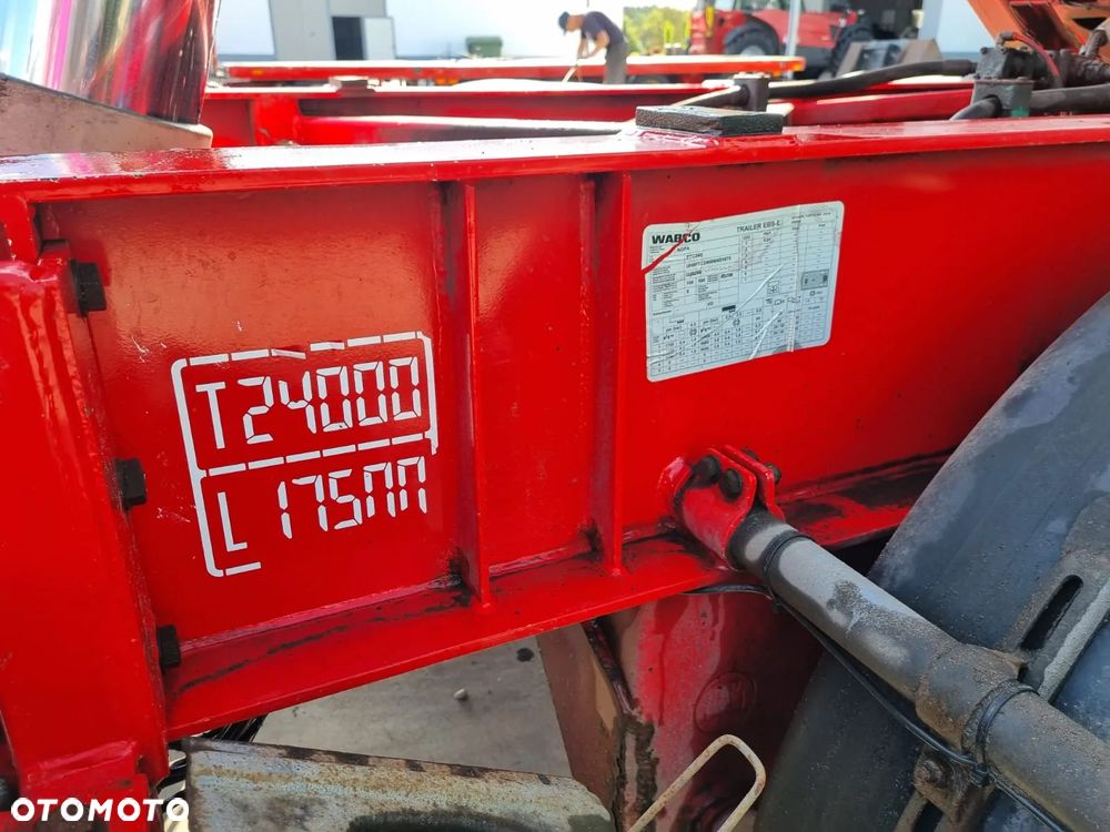 Inny NOPA Przyczepa Hakowiec Wywrotka do Przewozu Kontenerów 6,50 m - 7,00 m - 16