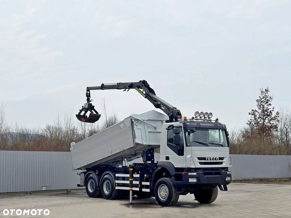 Iveco TRAKKER 410 * WYWROTKA 5,10 m * PALFINGER EPSILON Q 150 Z 84 TI / 6x6 - 2