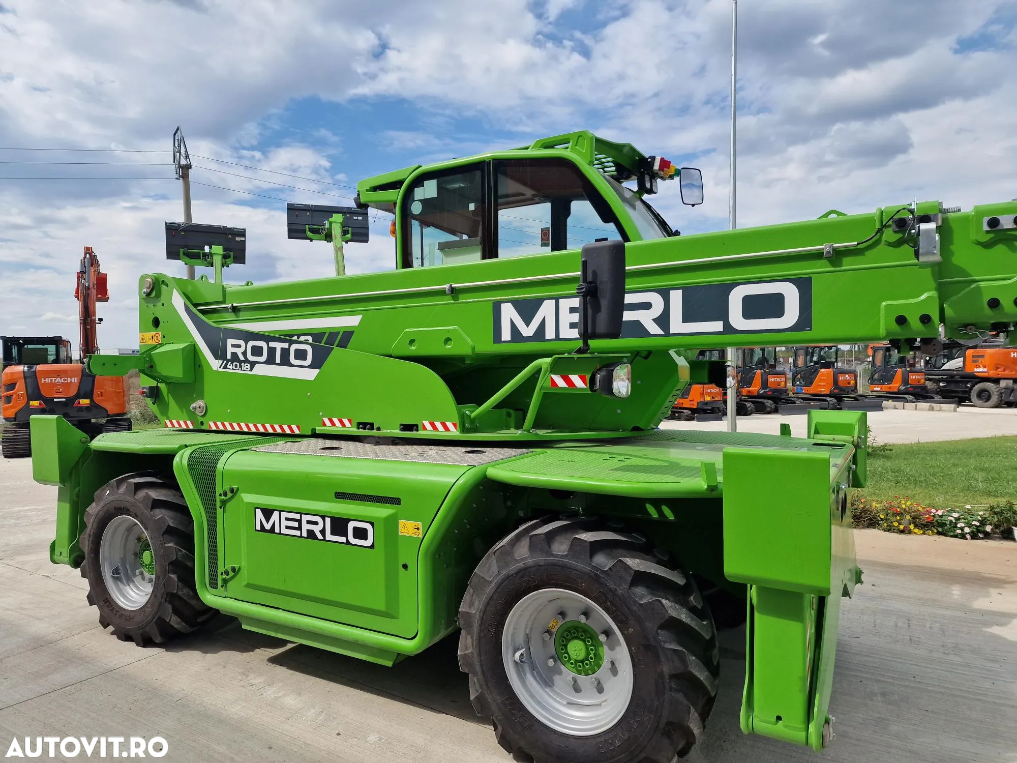 Merlo ROTO 40.18, ROTATIV la 18, ridica 4t, Aer cond, nacela 3 pers, cupa, furci, TELESCOPIC 4 tronsoane, posibilitate leasing, garantie 2 ani-PROMOTIE 154900 EUR+Tva - 13