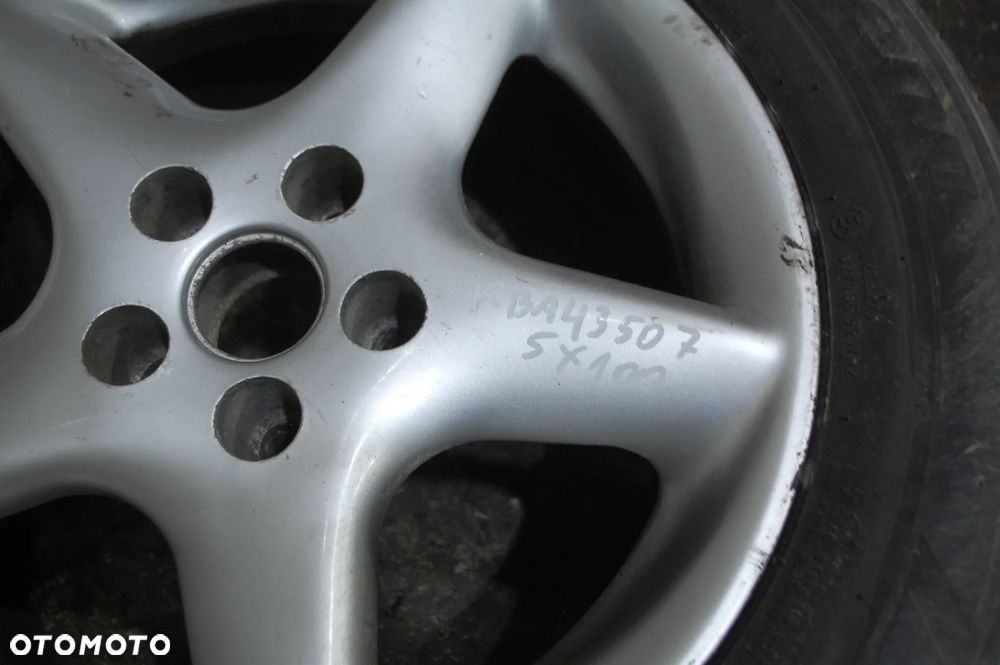 KOŁA FELGI ALUMINIOWE 5X100 ET38 6J + OPONY LETNIE 195/65R15 2022R. SEAT LEON I TOLEDO II VW GOLF IV SKODA AUDI - 6