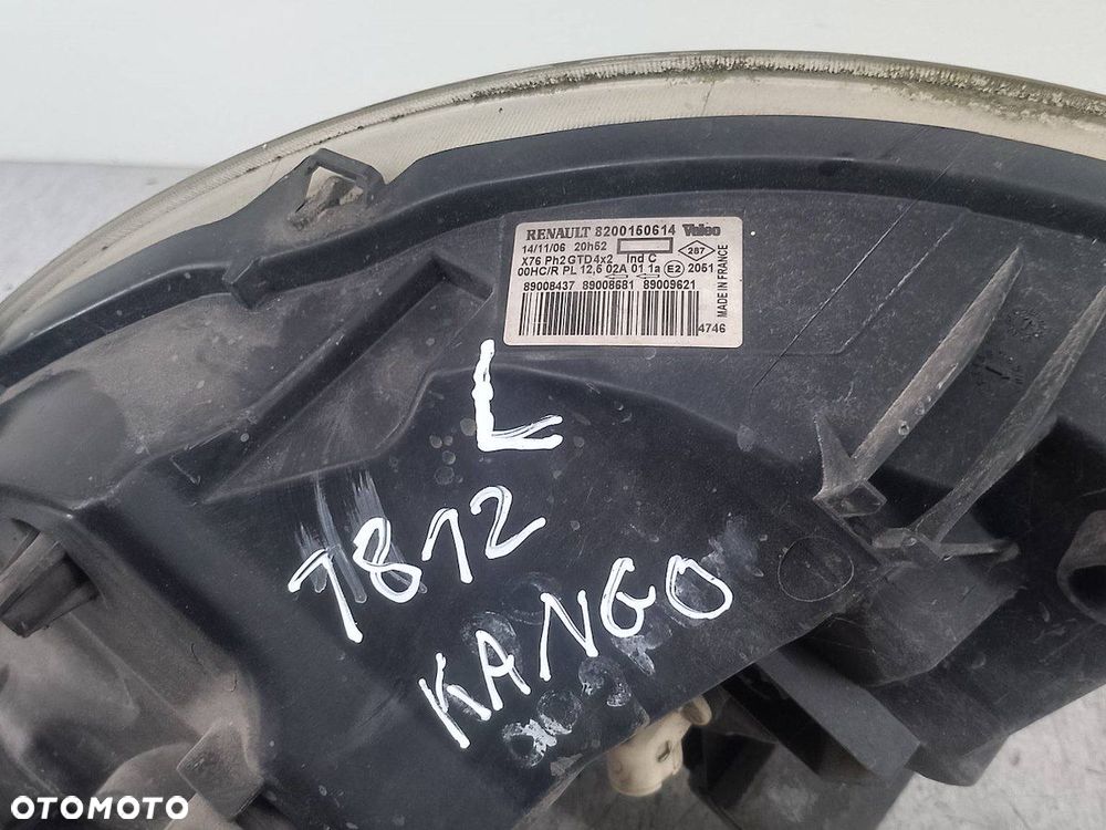 LAMPA PRZÓD LEWA RENAULT KANGOO I LIFT 8200150614  89008437 EUROPA - 6