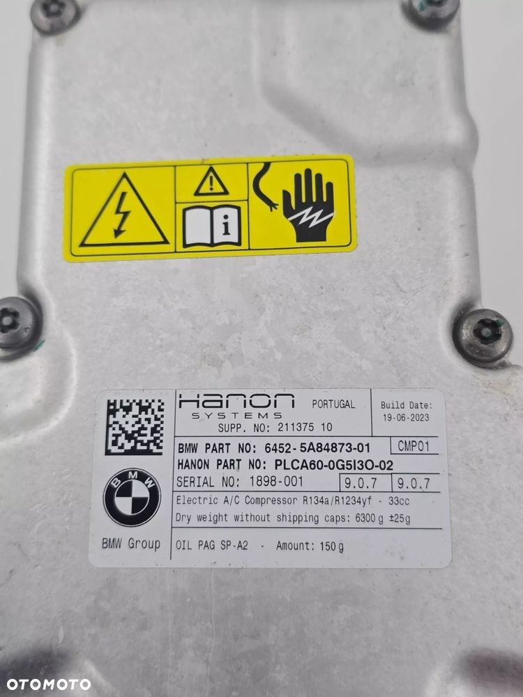 ORYGINALNY KOMPRESOR KLIMATYZACJI 11KM! BMW XM G09 S68 4.4 V8 5A84873 - 11