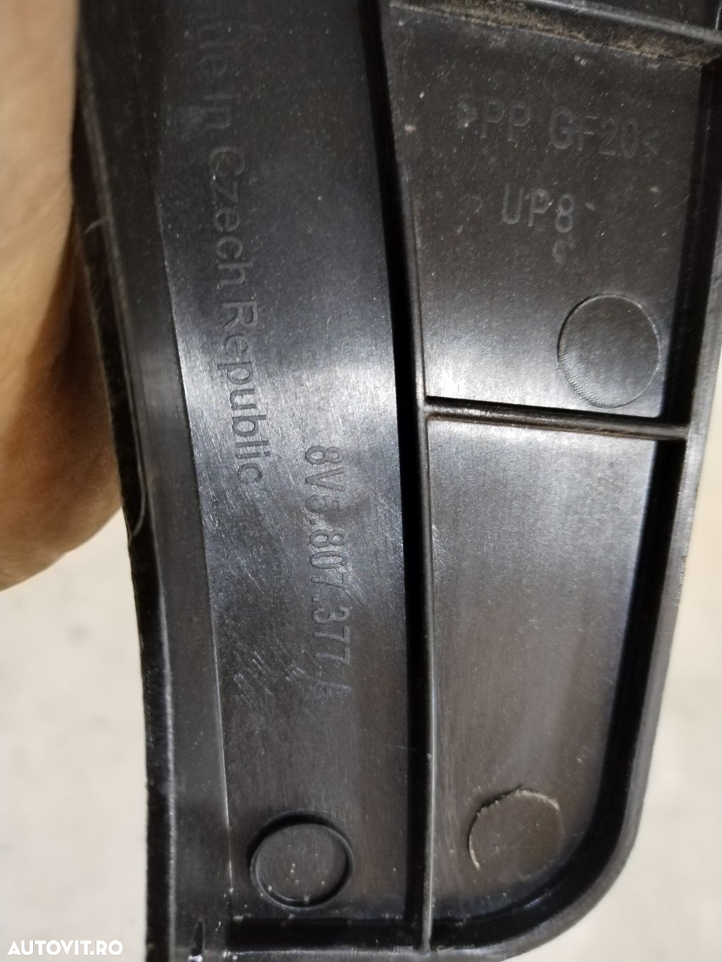 Suport stanga bara spate, Audi A3, Berlina, Sedan, 2013, 2014, 2015, 2016, 2017, 2018, 2019, cod origine OE 8V5807377B. - 5