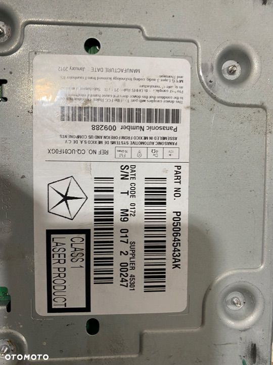 NAWIGACJA CHRYSLER DODGE CHEVROLET P05064543AK - 2