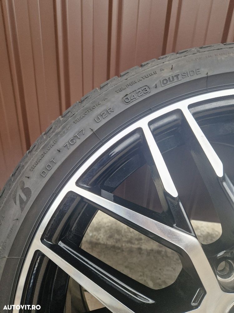 Jante BMW 8J x 18 cu anvelope de vara Bridgestone 225 x 40 x 18 - 3