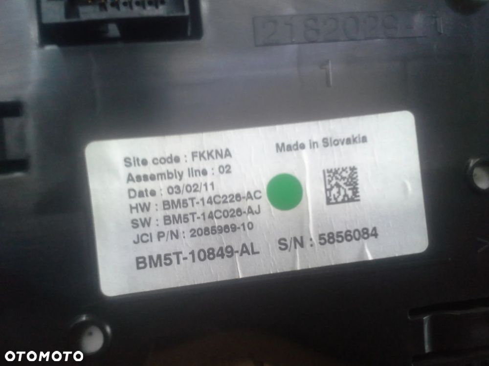 Ford Fokus MK3 1.6 Ti 105KM IQDA zestaw startowy komputer BV61-12A650-AC  S180127005 stacyjka 2 klucze immo i inne EU - 29