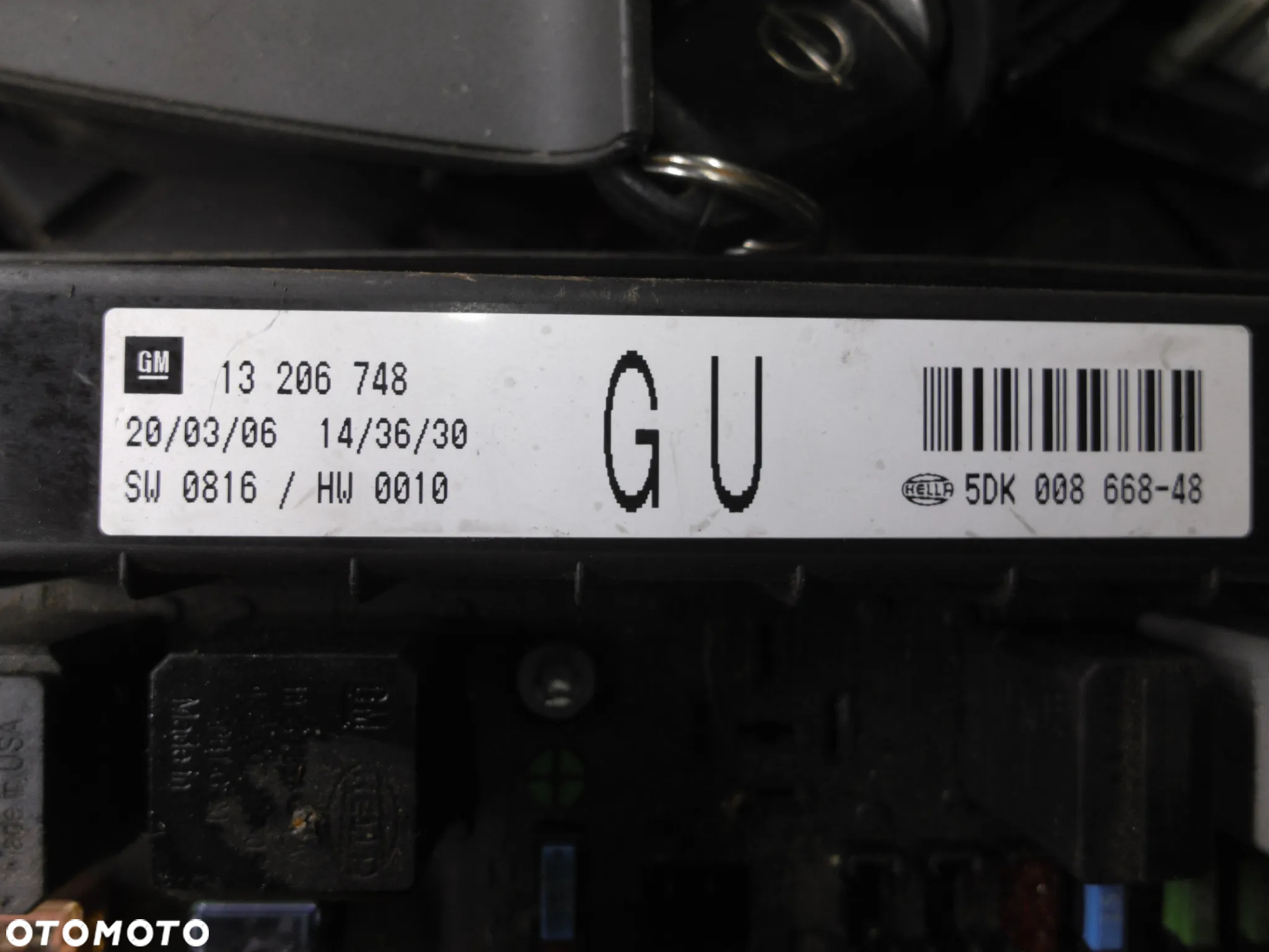 OPEL ASTRA H  1.9 CDTI STEROWNIK ZESTAW STARTOWY 0281012549 55198922 - 2