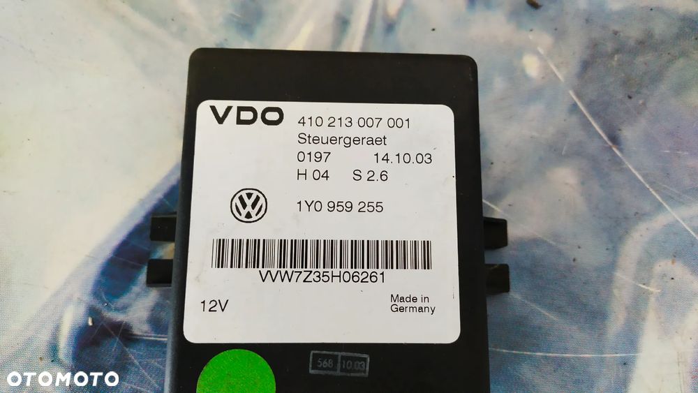 VOLKSWAGEN BEETLE MK2 2003-2010 CABRIO MODUŁ ECU 410213007001 OEM - 3
