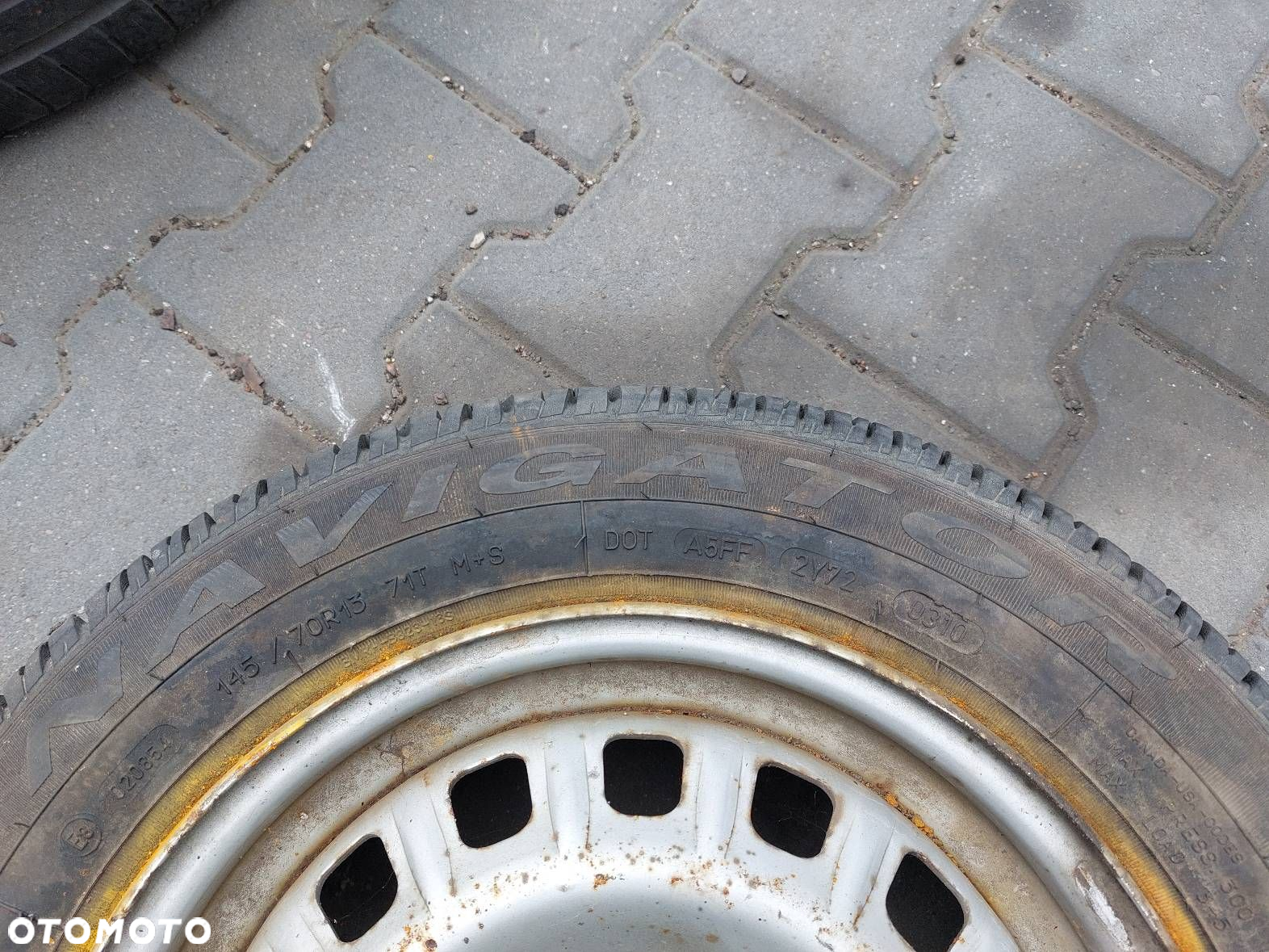 KOŁO FELGA OPONA ZAPAS 4x98 4,5Jx13 145/70R13 DĘBICA NAVIGATOR FIAT - 6