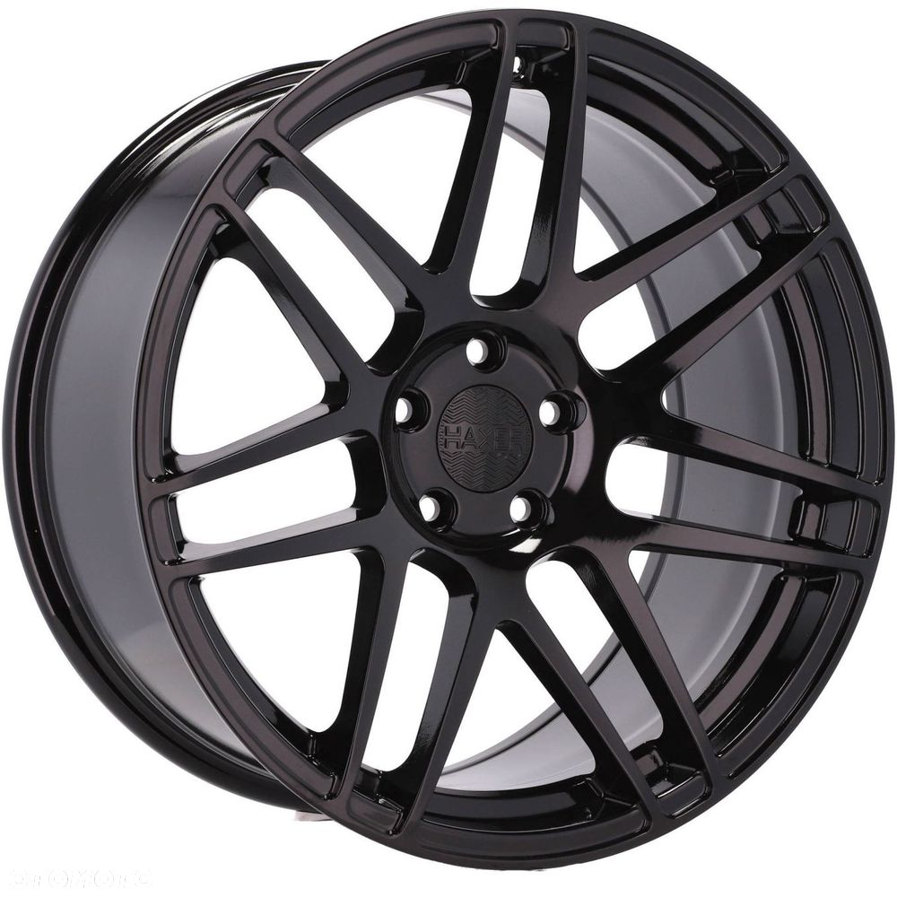 4x Felgi 19 9+10 m.in. do BMW 5 E34 E39 E60 E61 6 E63 E64 7 E32 E38 E65 Czarne HAXER - HX020 (SSA04) - 2