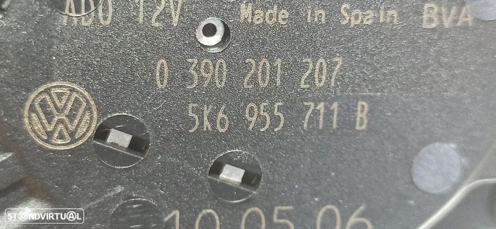 MOTOR LIMPA-VIDROS TRASEIRO VOLKSWAGEN POLO (6R1) ADVANCE - 3