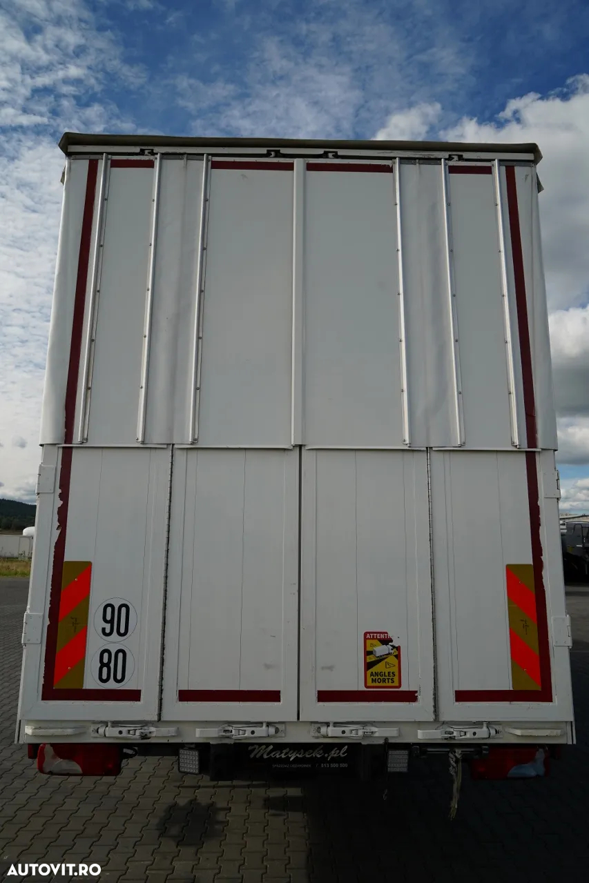 Scania R 450 / MEGA / 6x2 / CORTINĂ - 8,2 m / SOLO / PUNTE RIDICATĂ / PODEA REZISTENTĂ / NAVI / - 14