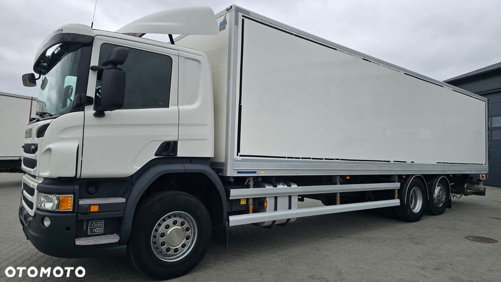 Scania P360 6x2 Euro 6 bez EGR, kurierka kontener 24 palety 9.7m rama do zabudowy laweta beczka asenizacyjna niski przebieg! - 5