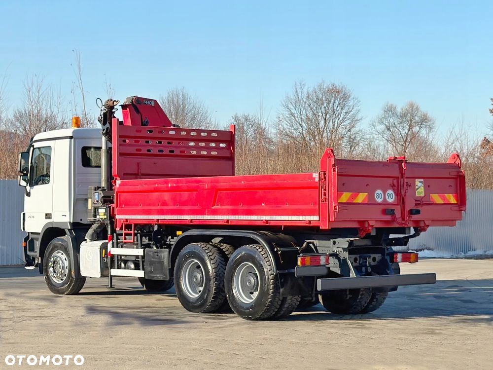 Mercedes-Benz ACTROS 2636 * HMF 1430 K2 + PILOT + BORDMATIC * STAN BDB - 6