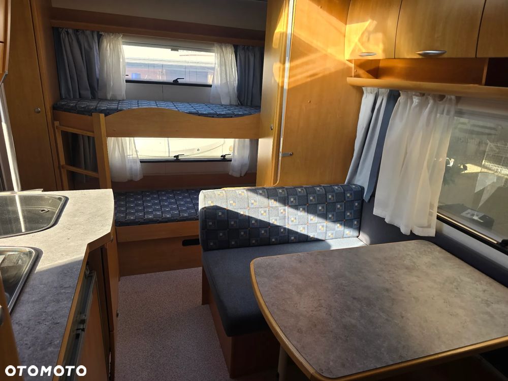 KNAUS Eifelland 520 Holiday piętro 6osób jak hobby kmf kmfe 500 560 przyczepa kempingowa camping piętrowe łóżka - 3
