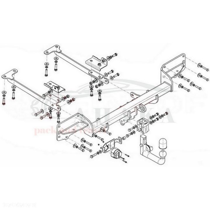 Hak Holowniczy Wypinany Automat Do Lr Land Rover Range Rover L405 (Vogue) Od 2013 - 3