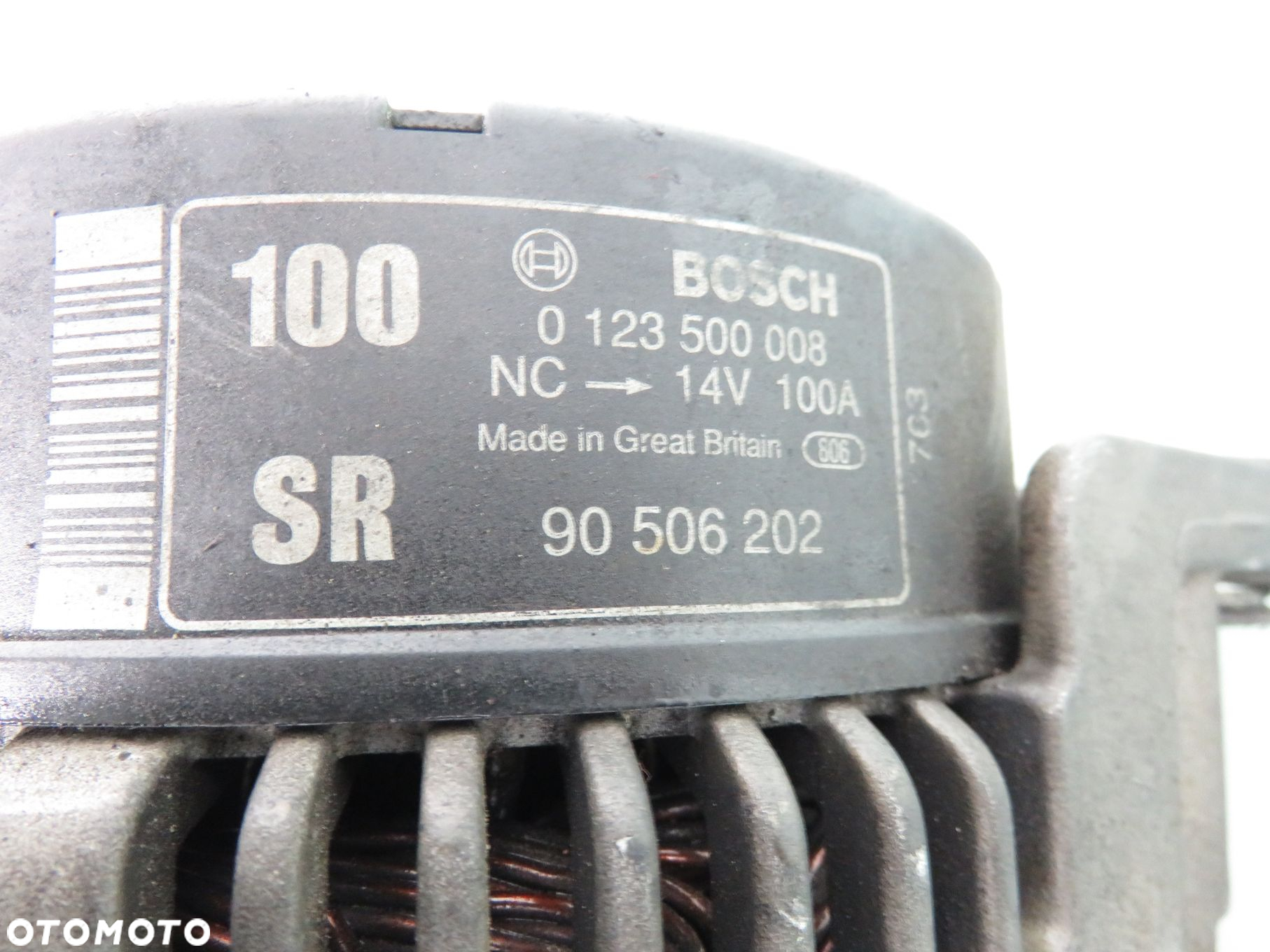 ALTERNATOR OPEL VECTRA B 2.0 DI 0123500008 90506202 - 3