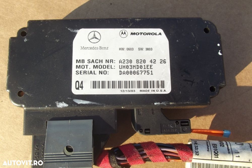Modul control telefon Mercedes W203 ML 463 W230 W163 dezmembrez W203 - 2